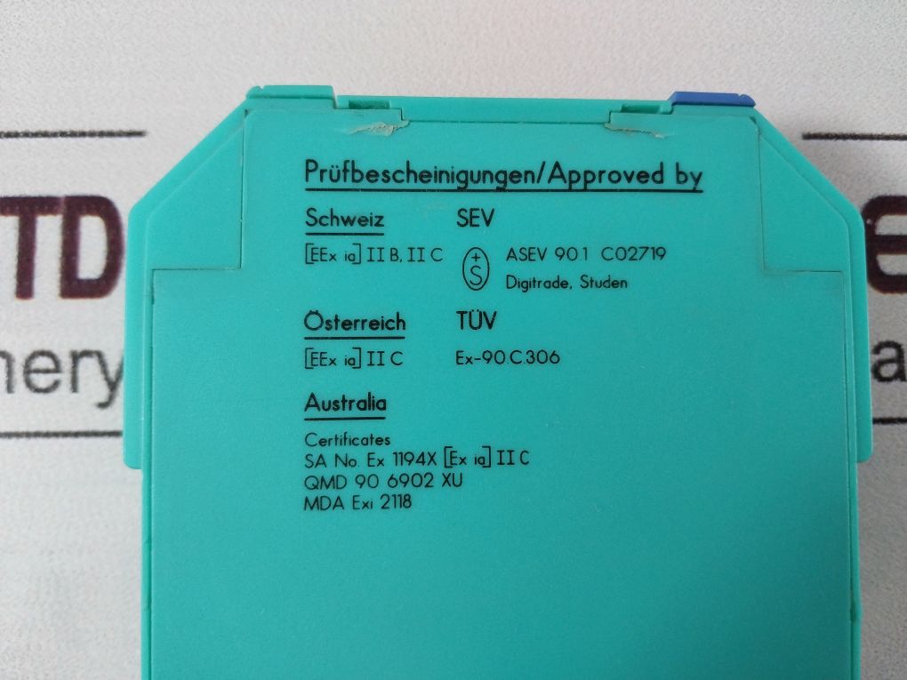 Pepperl+Fuchs Khd2-ss1/Ex2 Isolation Switch Amplifier 20652S