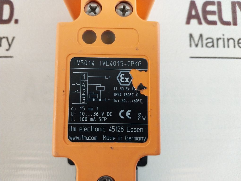 Ifm Electronic Iv5014 Ive4015-cpkg Proximity Sensor