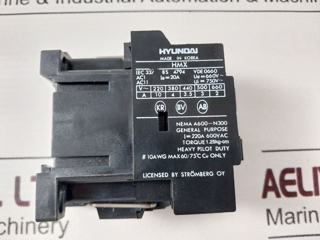 Hyundai Hmx 22 Control Relay 200V 50Hz,200-220V 60Hz Free Shipping