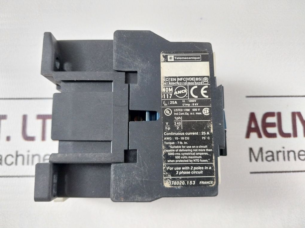 Telemecanique Lc1 D12008M7 Contactor