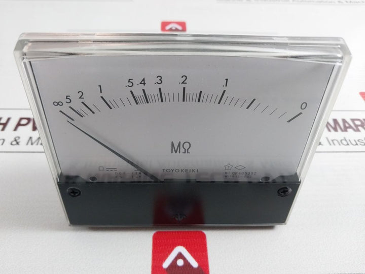 Toyo Keiki Dcf-12N Panel Meter 0-5, ∞ Mohm