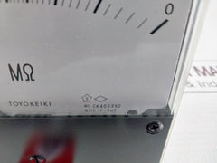 Toyo Keiki Dcf-12N Panel Meter 0-5, ∞ Mohm