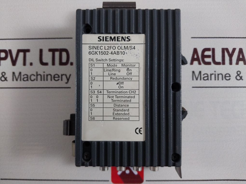 Siemens 6Gk1502-4Ab10 Optical Link Module Sinec L2Fo Olm 022S 24Vdc, 250Ma