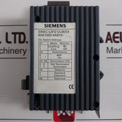 Siemens 6Gk1502-4Ab10 Optical Link Module Sinec L2Fo Olm 022S 24Vdc, 250Ma