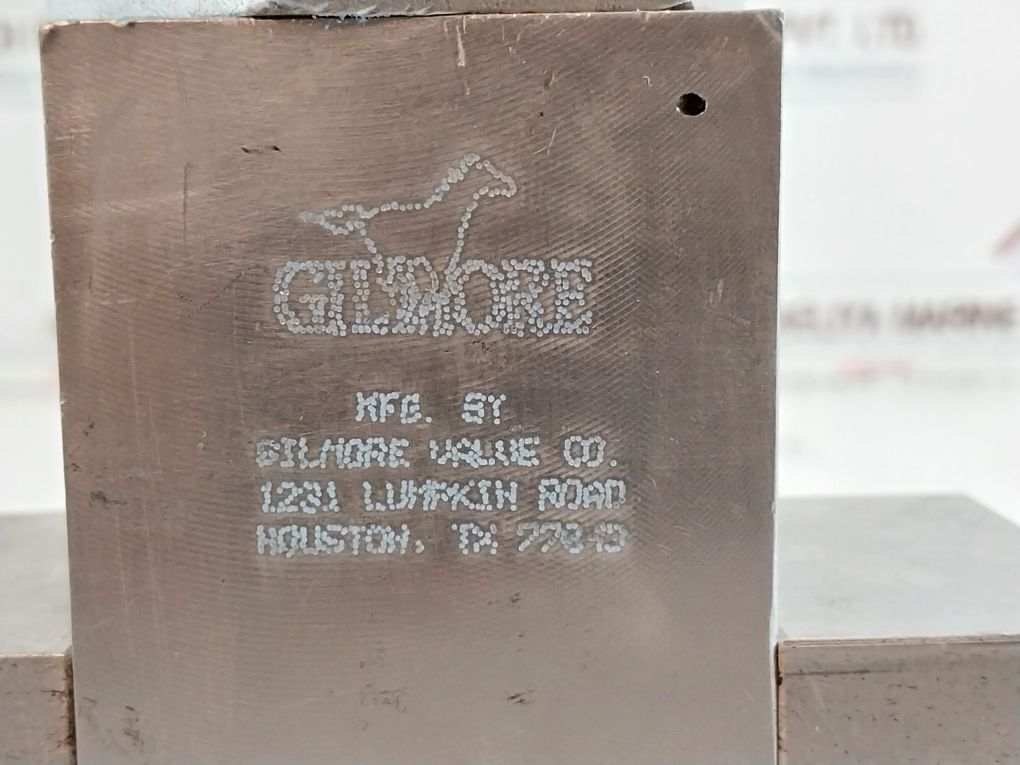 Gilmore 25168-2 Rev.F 5500 Psi Pressure Relief Valve 25168-2-5500