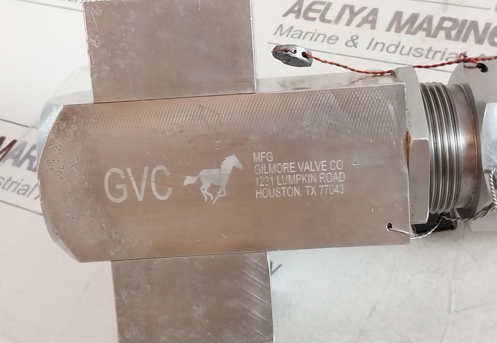 Gilmore 25168-2-3300 Pressure Relief Valve 25168-2 Rev.F