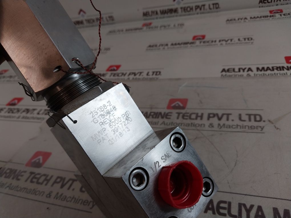 Gilmore 25168-2-3300 Pressure Relief Valve 25168-2 Rev.F