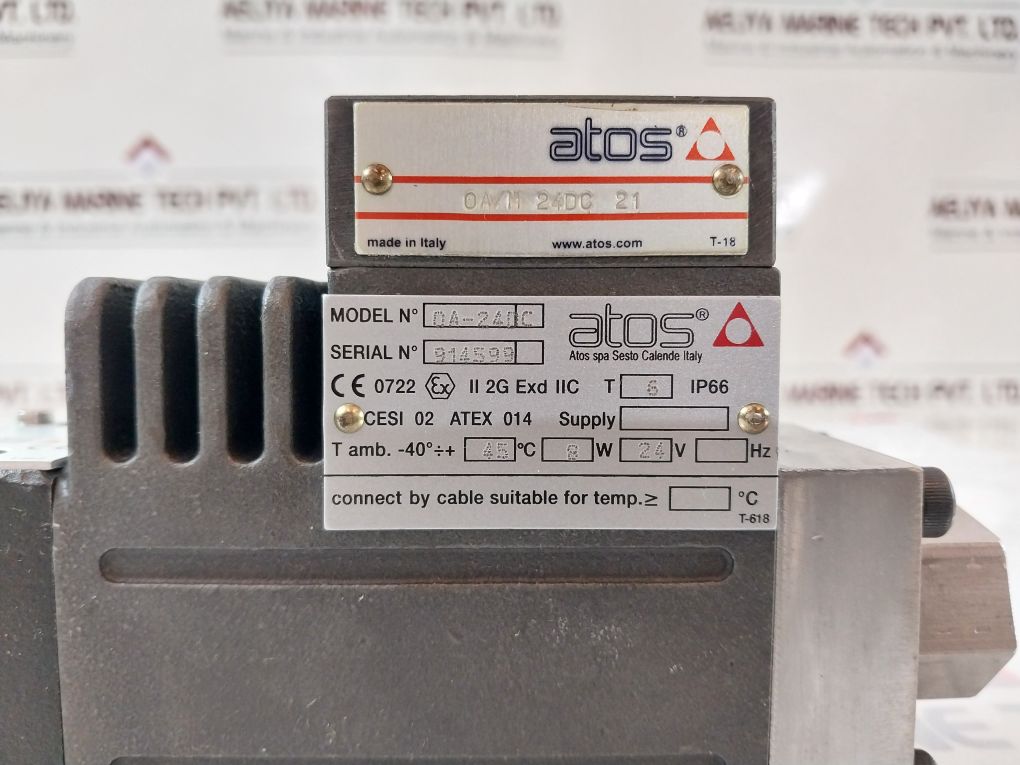 Atos/Aker Dha-0713/M 22 Direction Control Valve