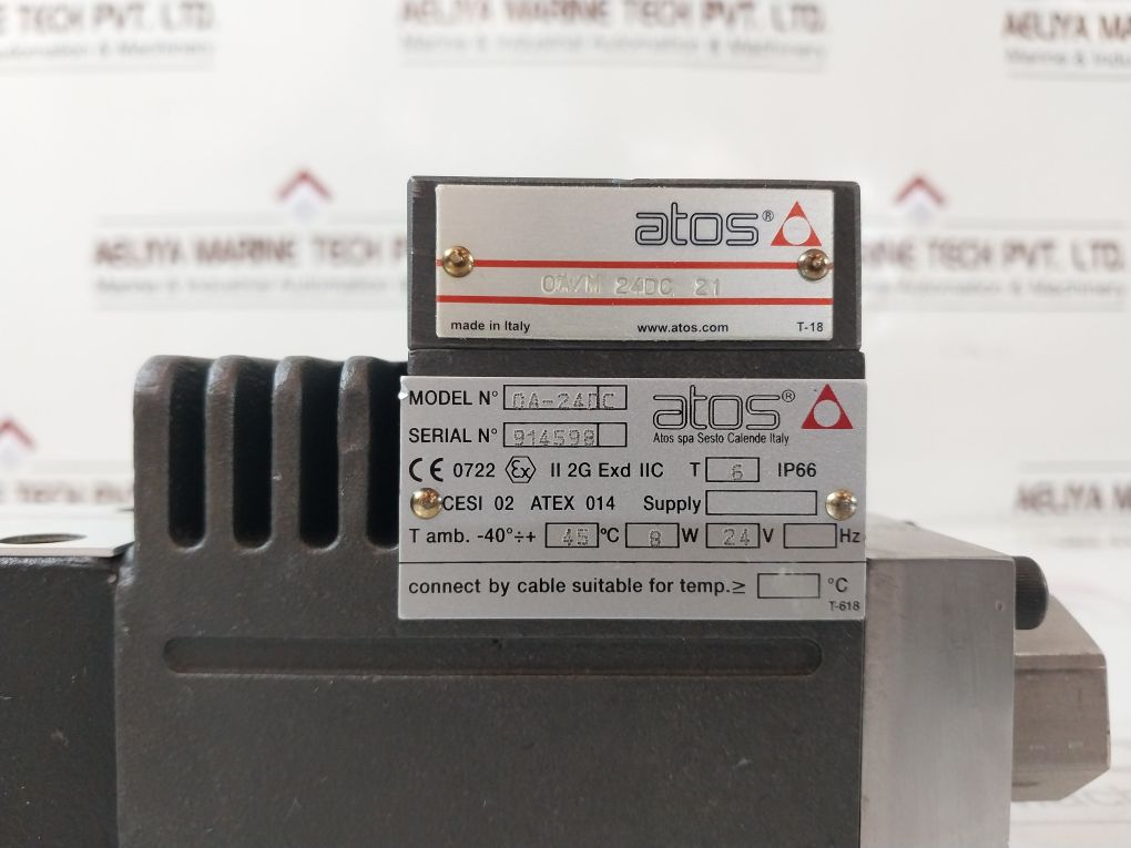 Atos/Aker Dha-0713/M 22 Direction Control Valve