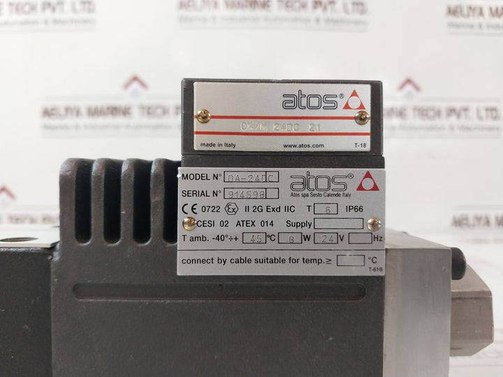 Atos/Aker Dha-0713/M 22 Direction Control Valve