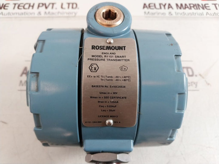 Rosemount R1151 Pressure Transmitter 1151 Gp5S22I1D6L4