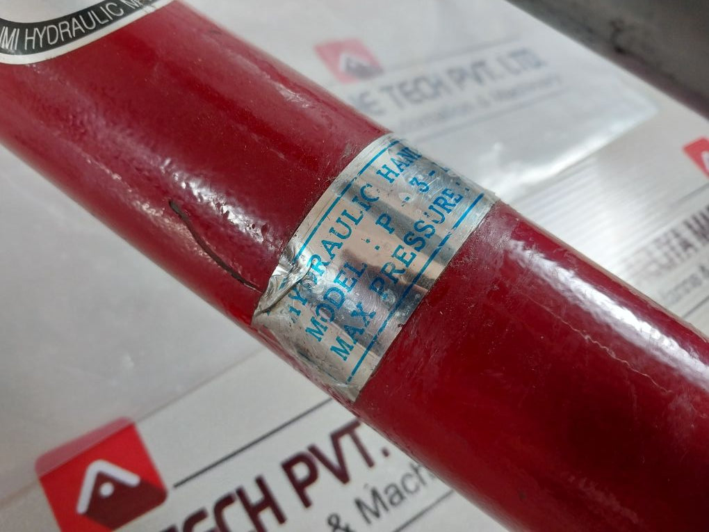 Hanmi P-3-1500 Hydraulic Hand Pump With En837-1 Pressure Gauge