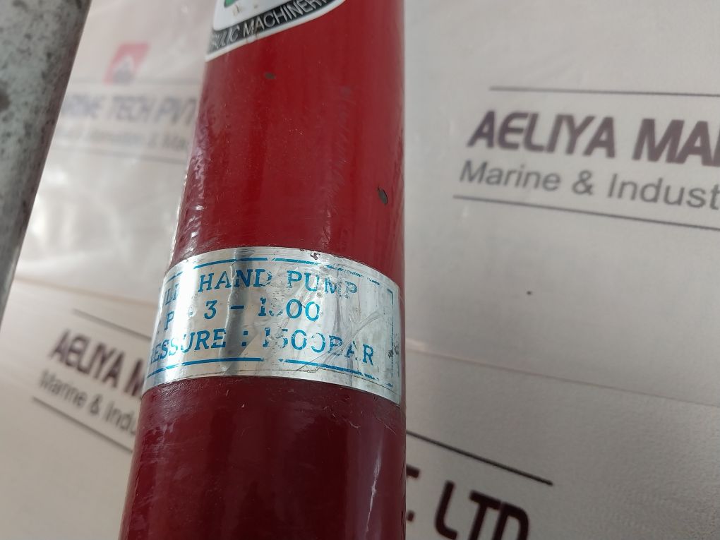 Hanmi P-3-1500 Hydraulic Hand Pump With En837-1 Pressure Gauge