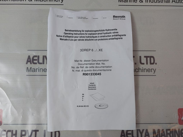 Rexroth R901025350 Pressure Reducing Valve 3Drep 6 C-22/25Eg24Xej/V