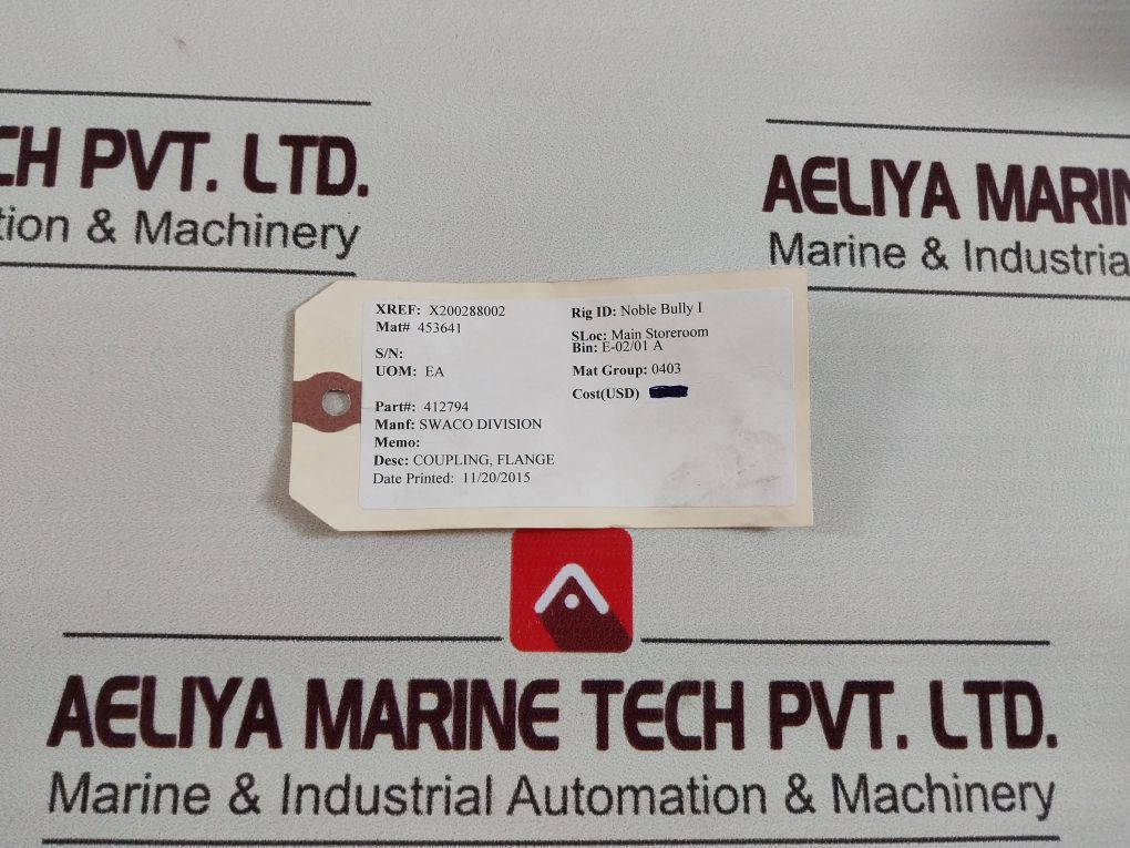 Swaco 412794 Flange Coupling