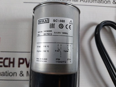 Wika Sc1560 Thermometer With Micro Switch 