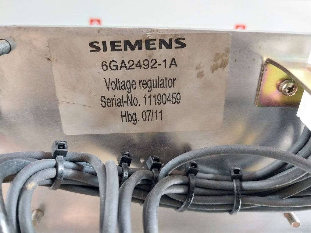 Siemens 6Ga2492-1A Voltage Regulator