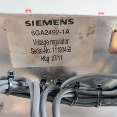 Siemens 6Ga2492-1A Voltage Regulator