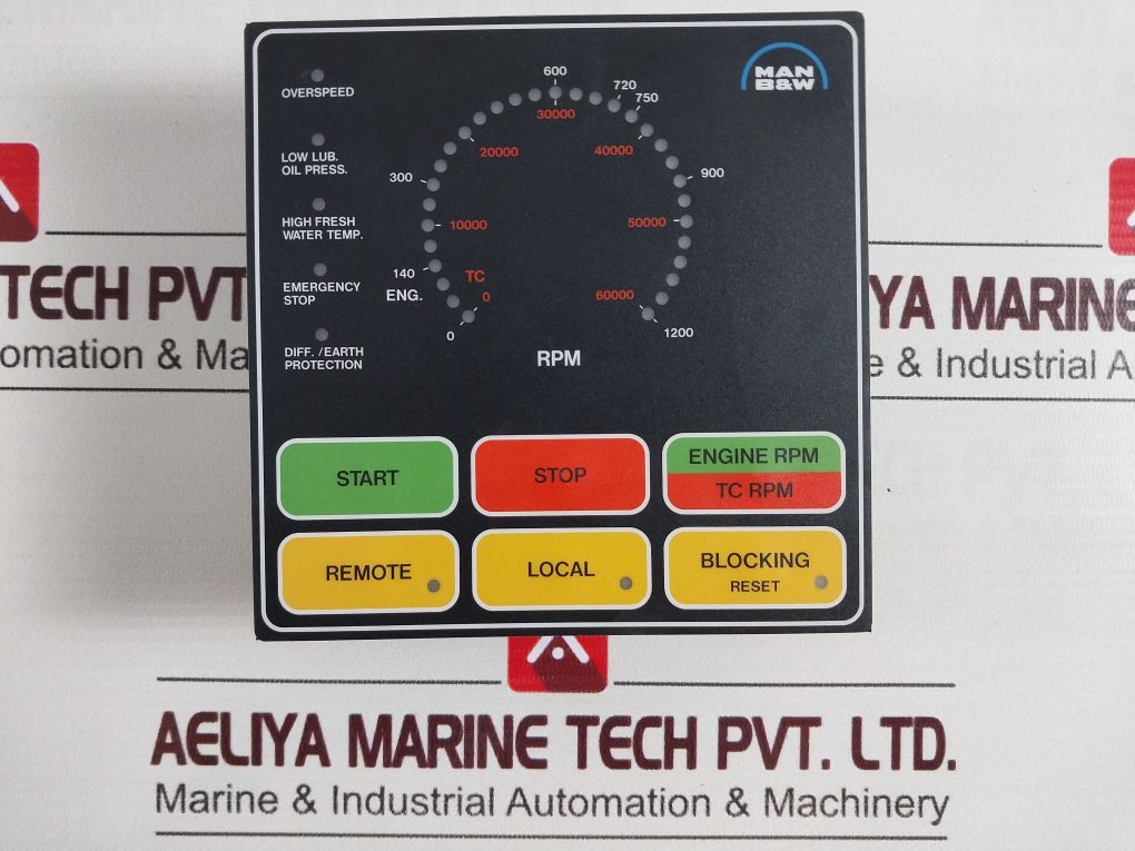Man B&W Rpm Controller 0-1200 Rpm