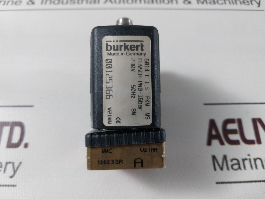 Burkert 6014 C 1,5 Fkm Ms 3/2-way Small Solenoid Valve 6014