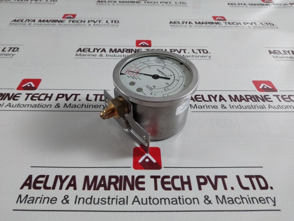 Tempress R404A+R134A+R22 Suction & Oil Pressure Gauge