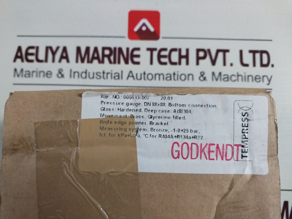 Tempress R404A+R134A+R22 Suction & Oil Pressure Gauge