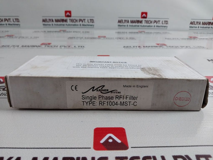 Mariner Systems Rf1004-mst-c Single Phase Rfi Filter