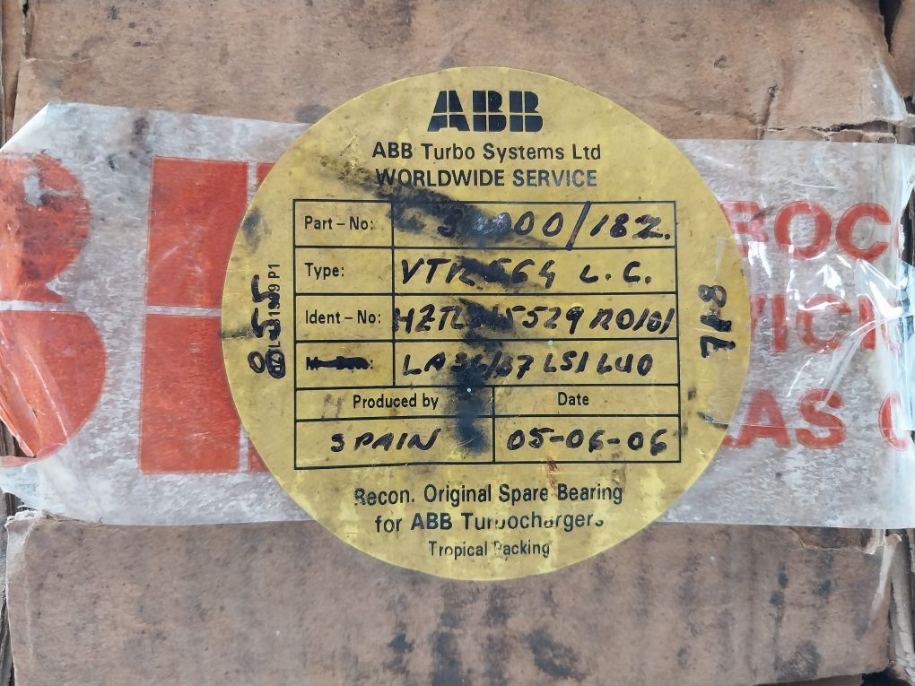 Abb Hztl214780 P1 5 H8 Turbo Charger Pump