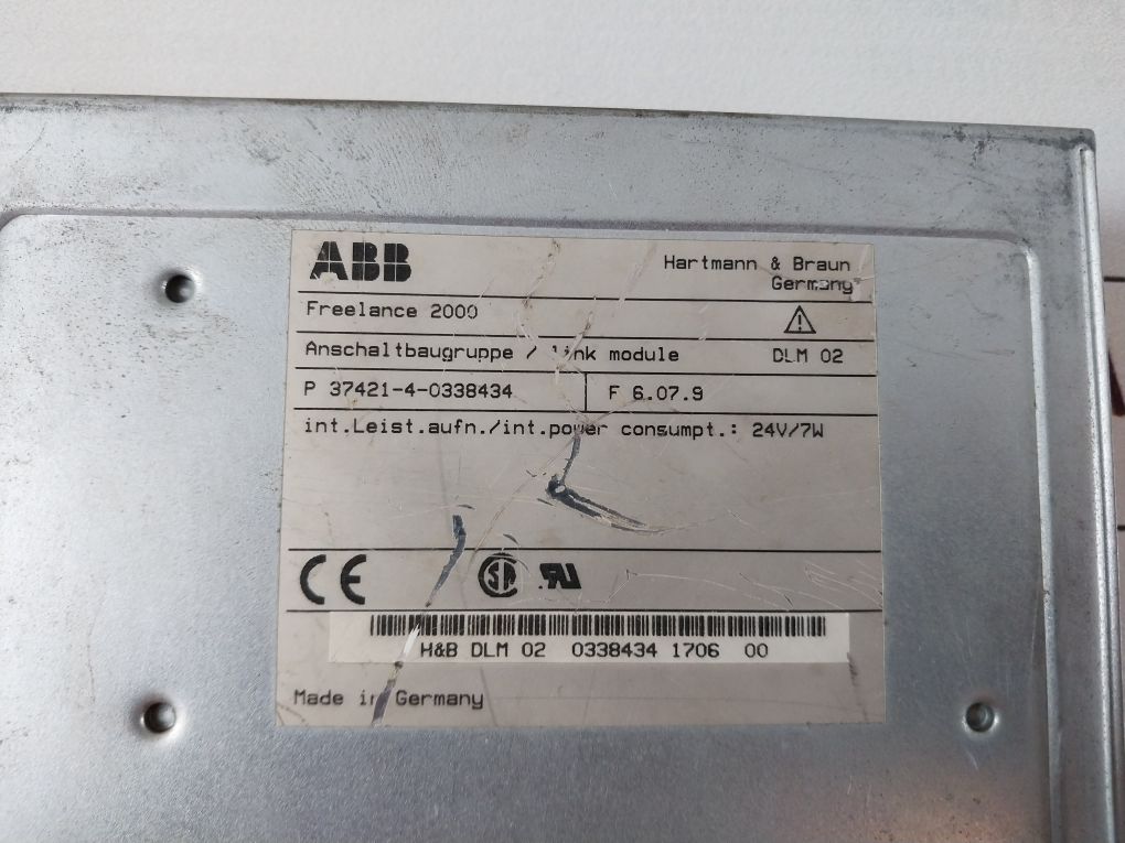 Abb/Hartmann & Braun Dlm 02 Link Module Freelance 2000