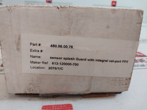 Detcon 613-120000-700 Sensor Splash Guard With Integral Cal-port