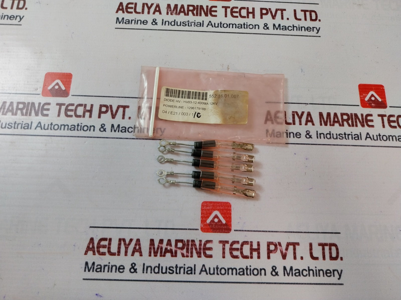 Lot Of 5X Powerline 1296179188 Diode Hv-hv03-12-400Ma 12Kv