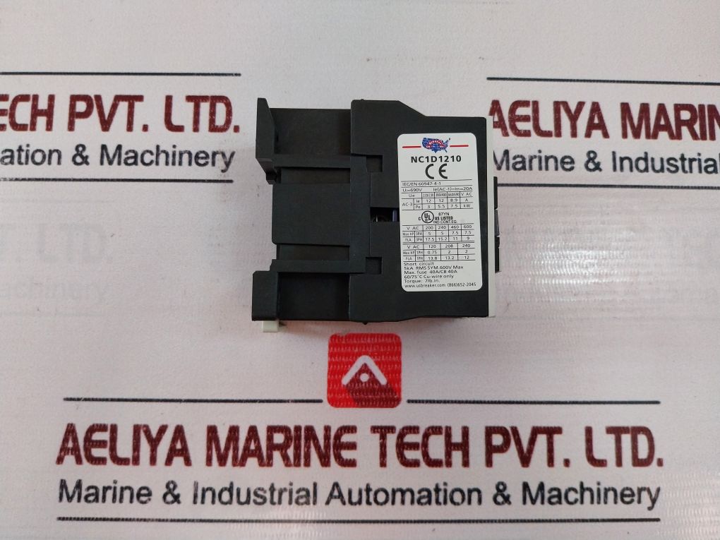 Us Breaker Nc1D1210 Contactor 120V Coil 50/60Hz 11 Amp