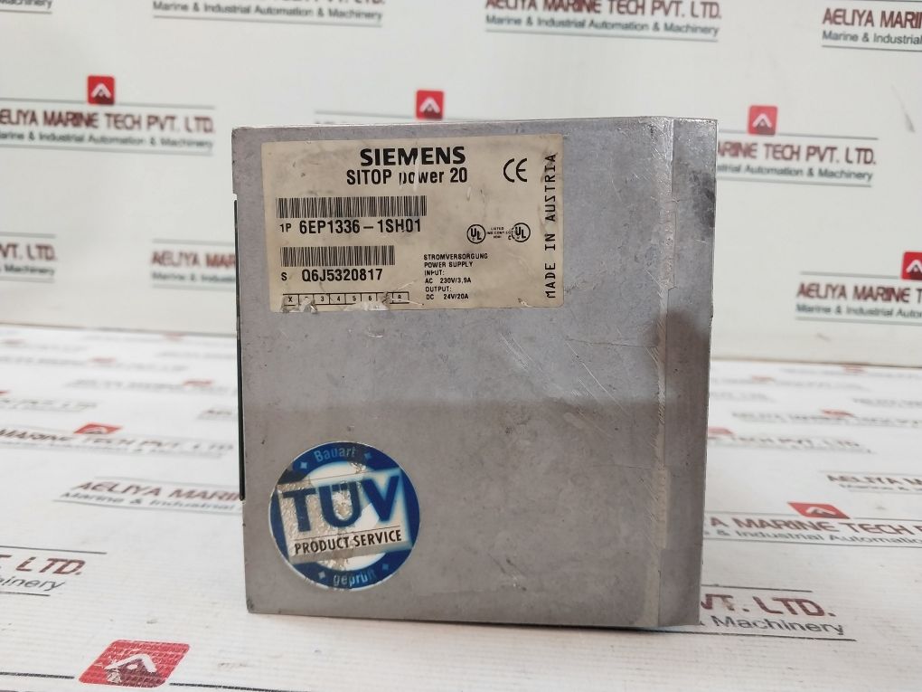 Siemens 6Ep1336-1Sh01 Sitop Power 20 Power Supply 3.9A Ac230V