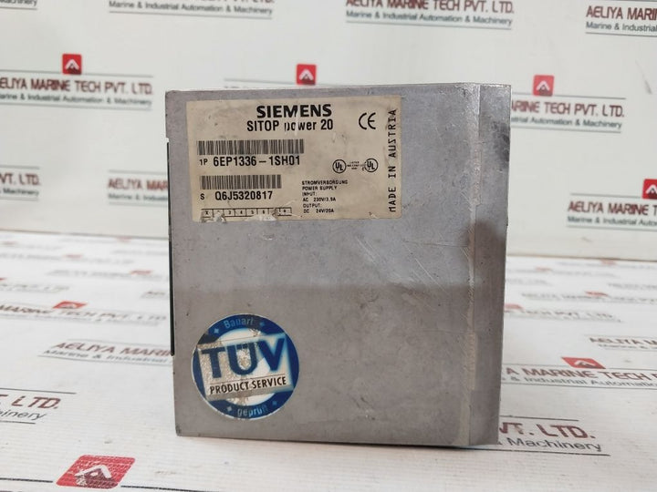 Siemens 6Ep1336-1Sh01 Sitop Power 20 Power Supply 3.9A Ac230V