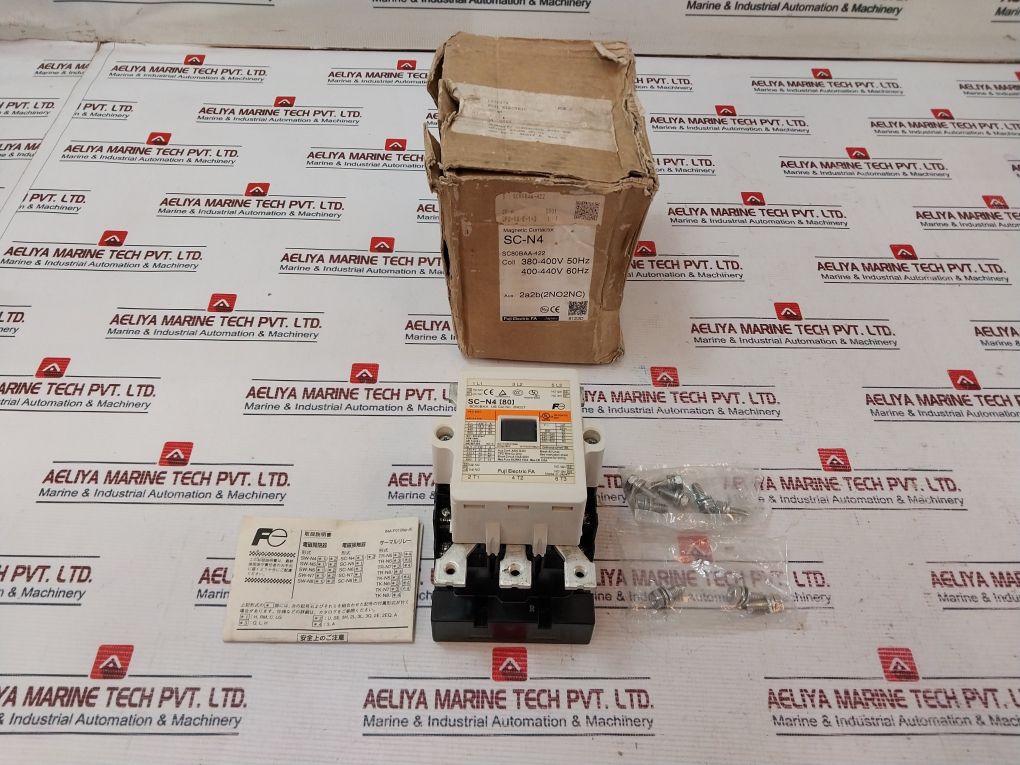 Fuji Electric Sc-n4 [80] Magnetic Contactor 135A 440V 60Hz