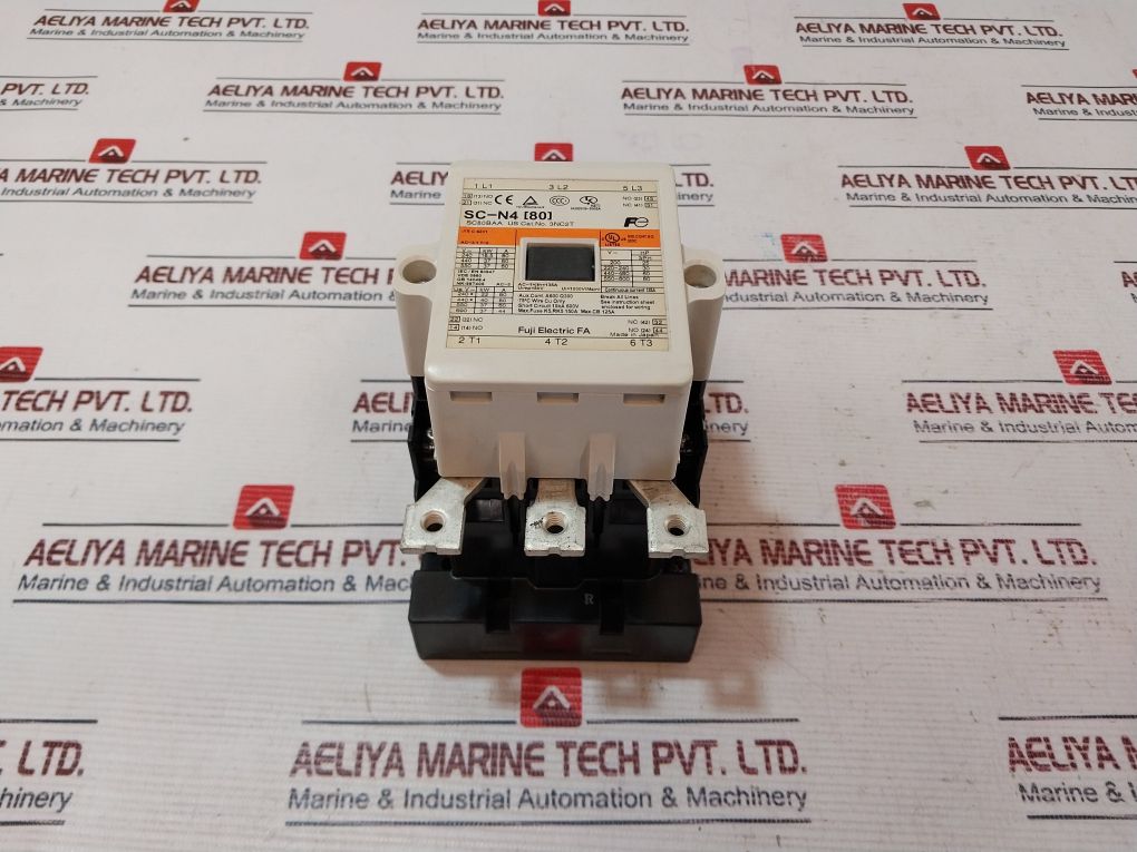 Fuji Electric Sc-n4 [80] Magnetic Contactor 135A 440V 60Hz