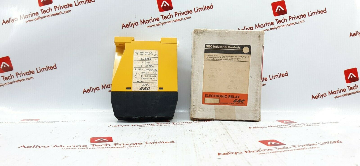 Gec lrs delay on relay 1.5-30 min