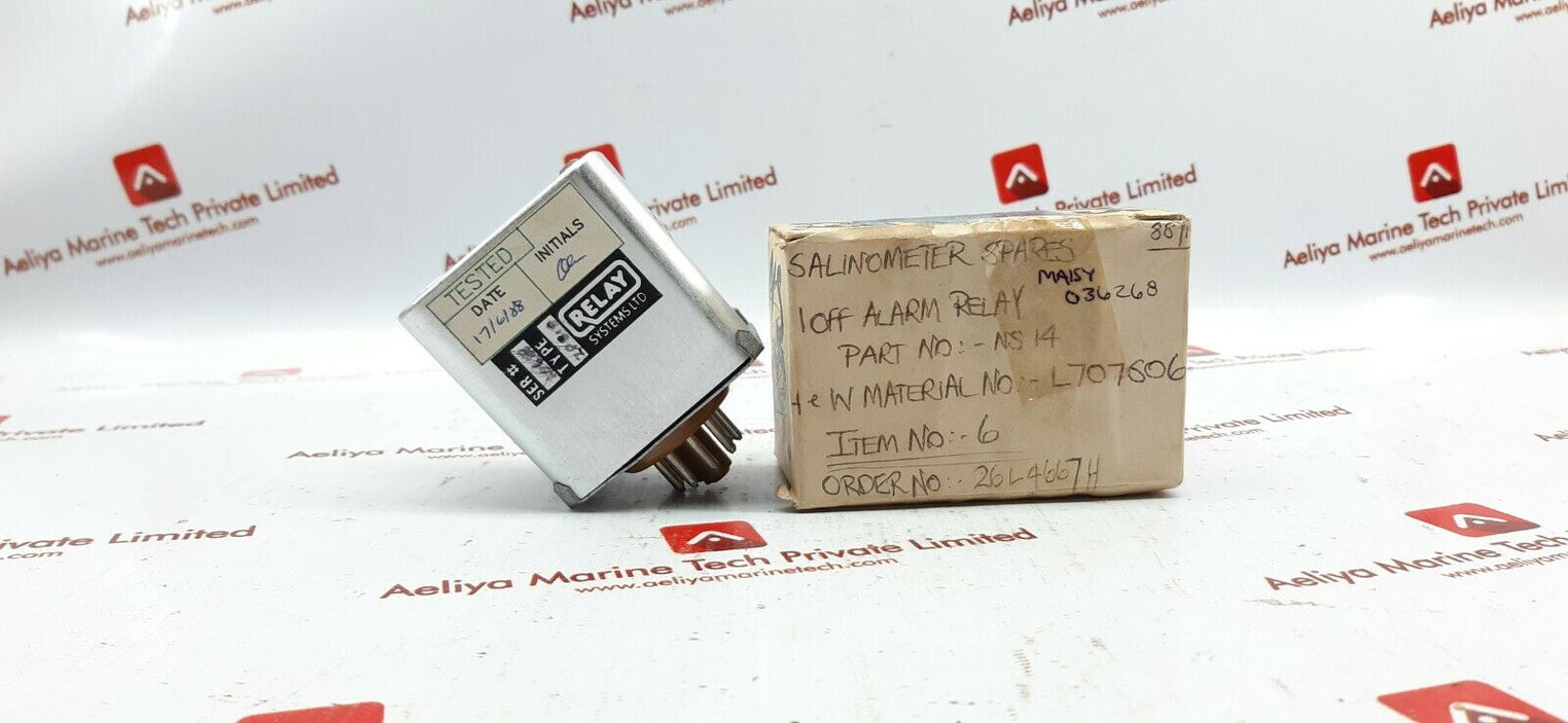 Relay systems ns14 alarm relay 036268