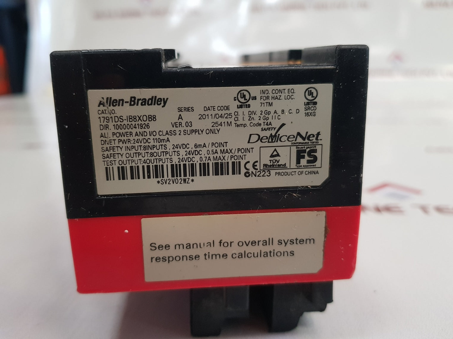 Allen-bradley 1791ds-ib8xob8 compact block