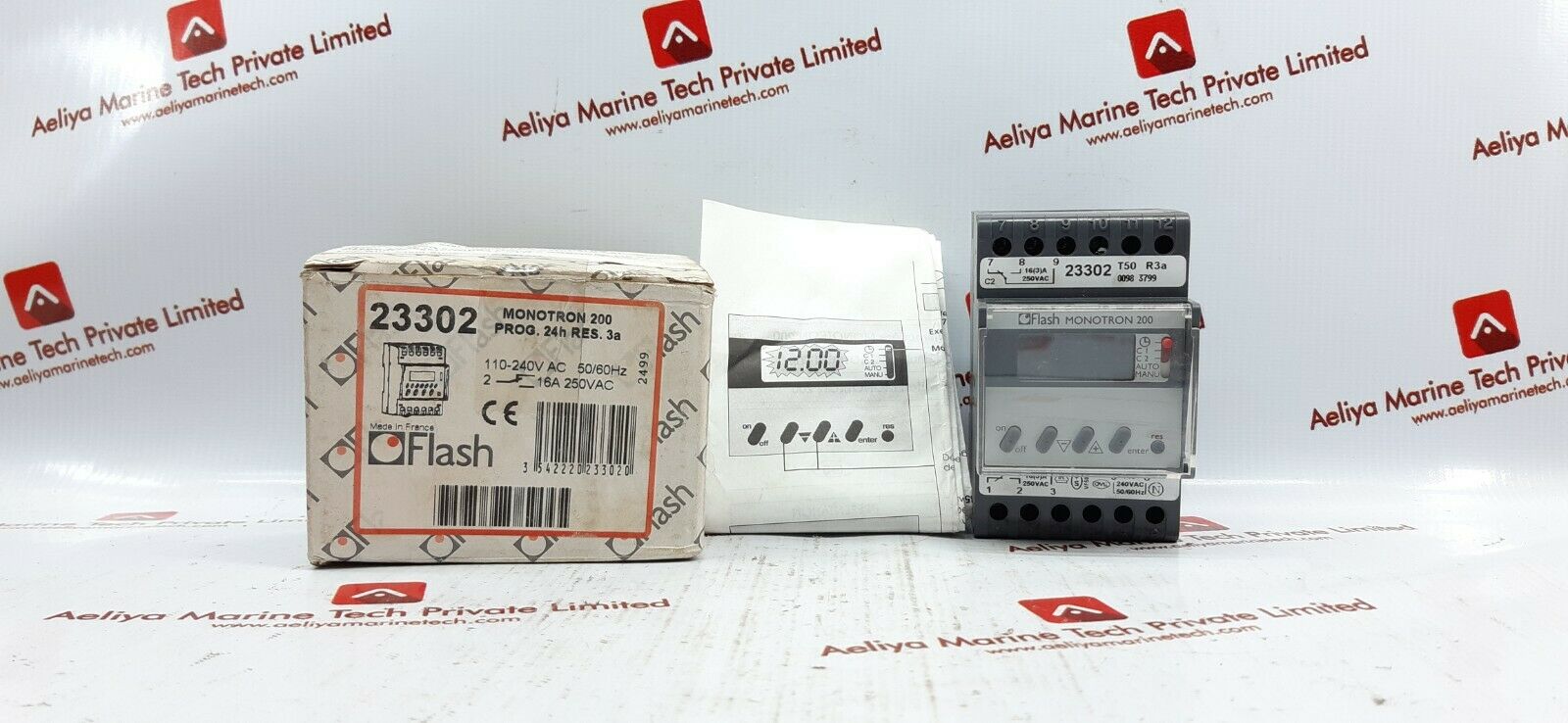 Flash monotron 200 time switch 110-240v ac 50/60hz