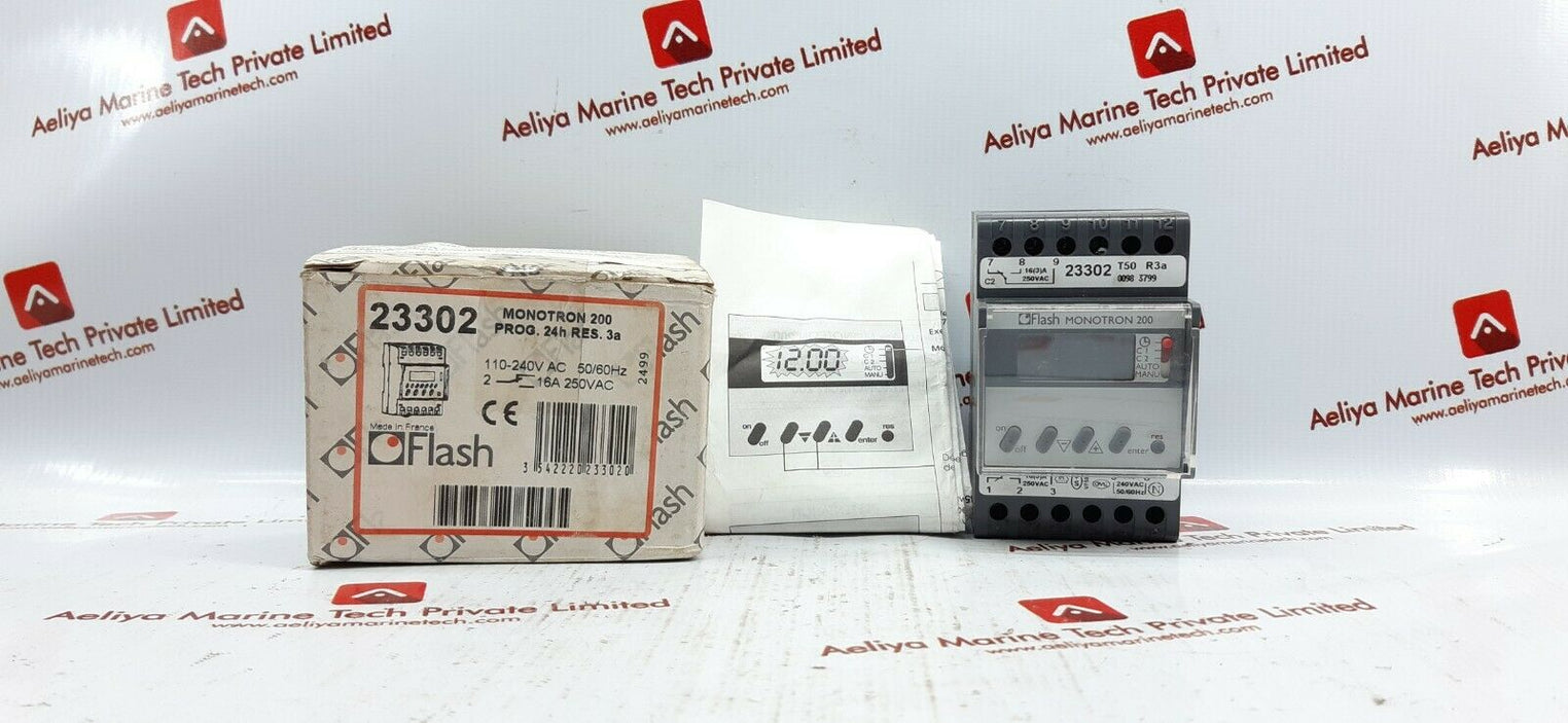 Flash monotron 200 time switch 110-240v ac 50/60hz