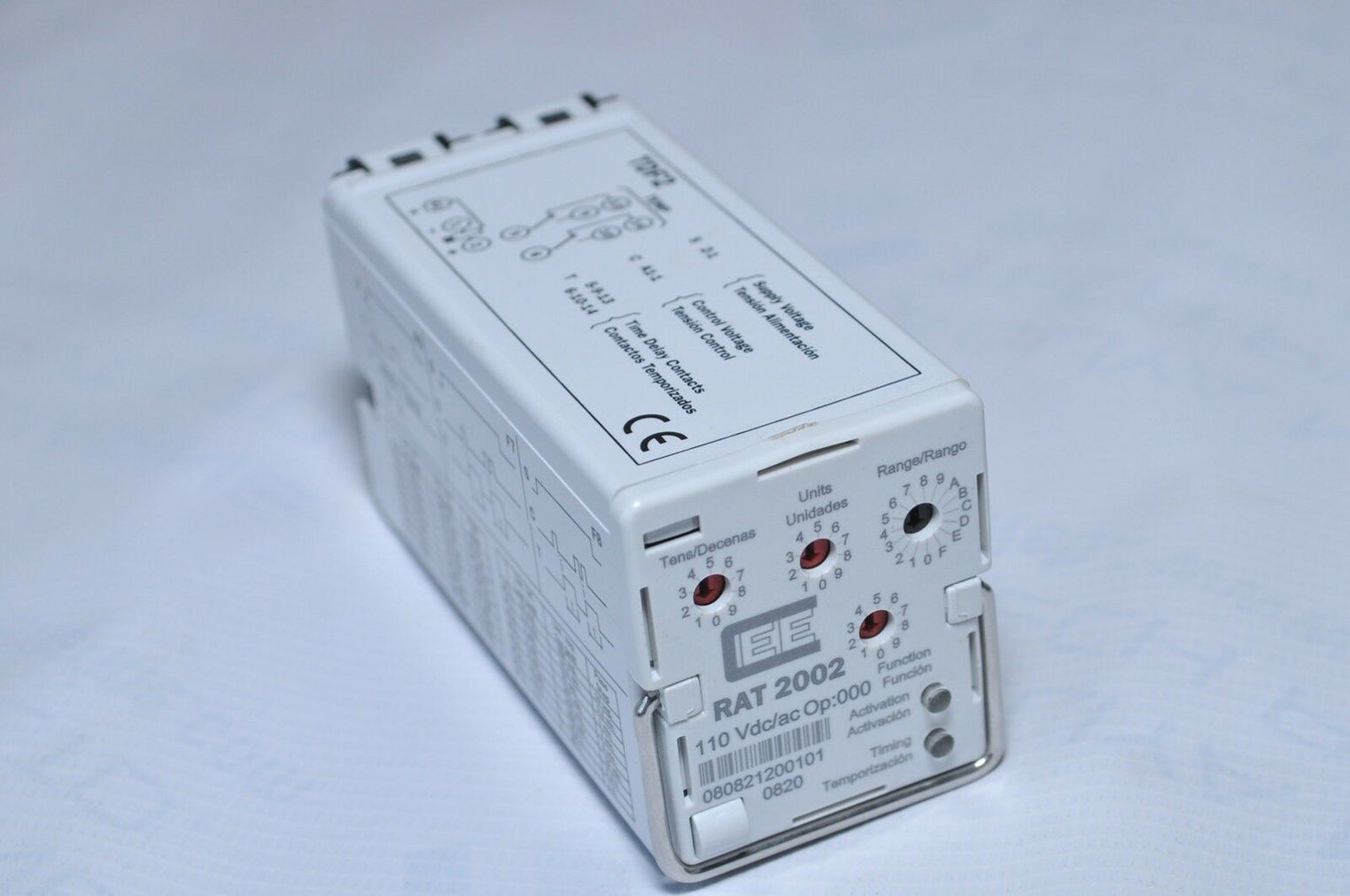 Arteche rat 2002 relay 110 vdc