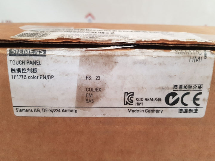 Siemens simatic hmi 6av6 642-0ba01-1ax1 touch panel 