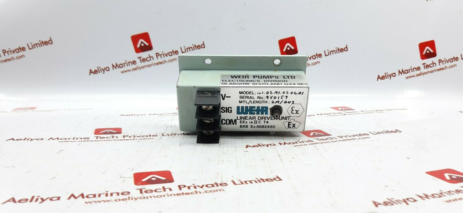 Weir 41.02.a1.02.04.01 linear driver unit