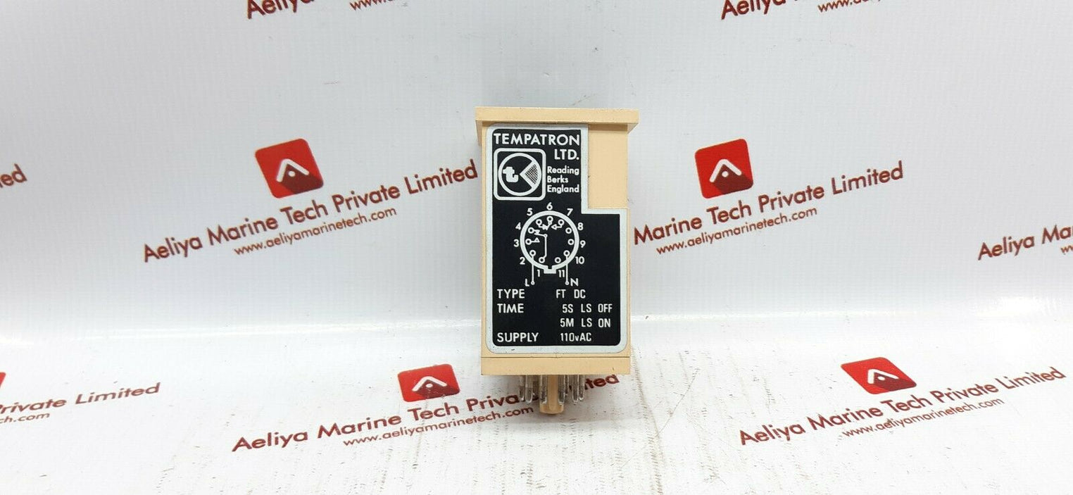 Tempatron ft dc timer relay 110vac