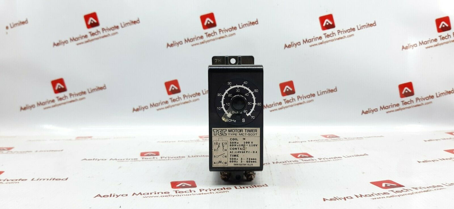 Tec mct-503t motor timer 100v 50hz