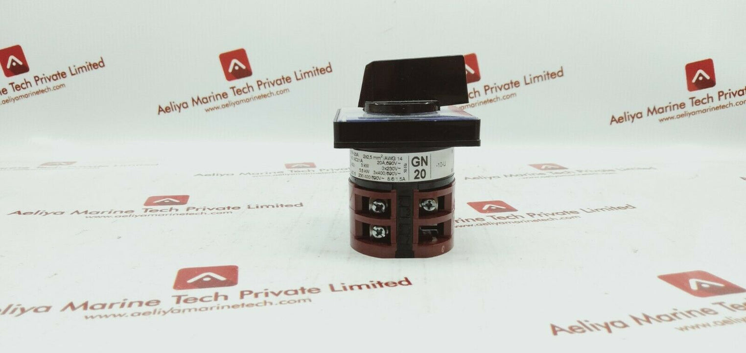 Lovato koncar lr85008 gn 20 -10-u rotary switch 600vac 15a 