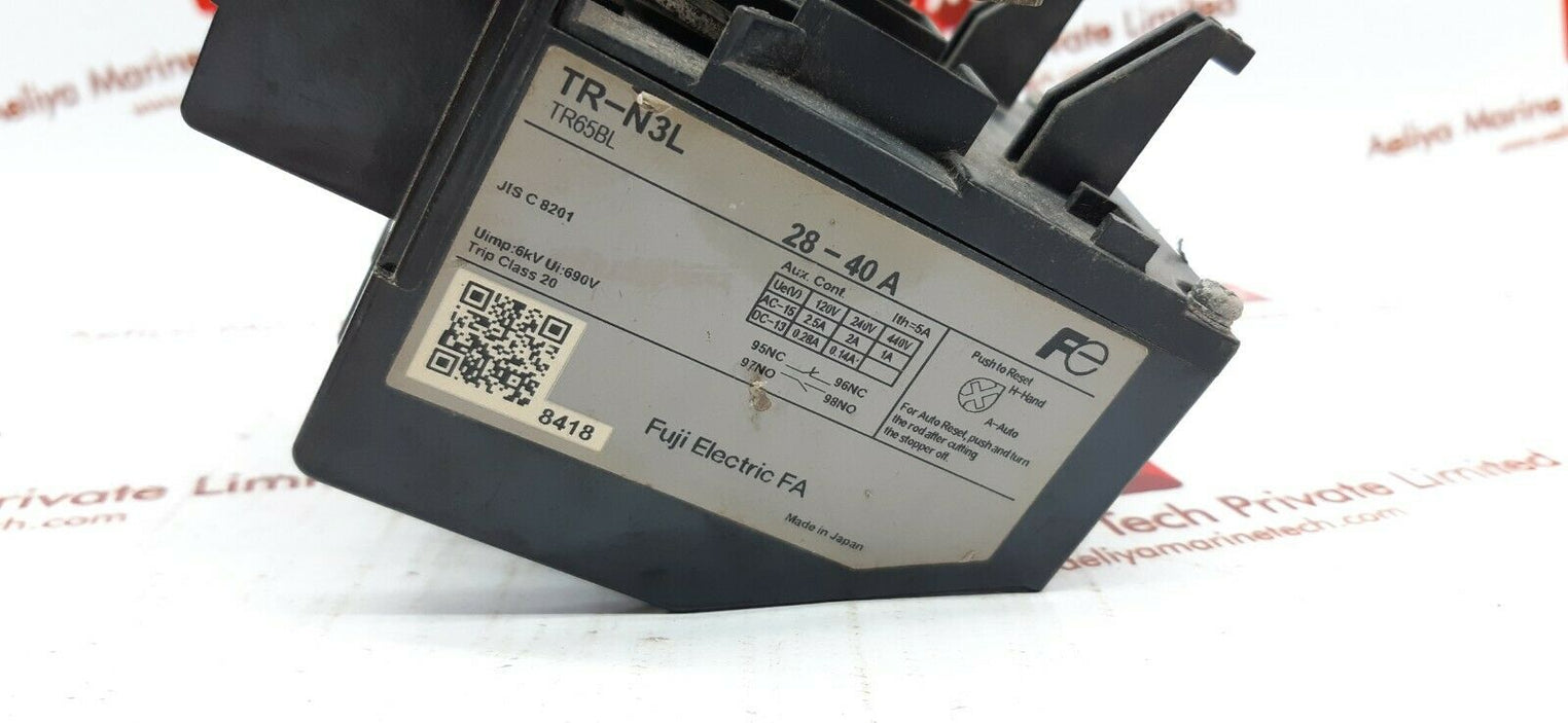 Fuji tr-n3l tr65bl contactor 28-40a