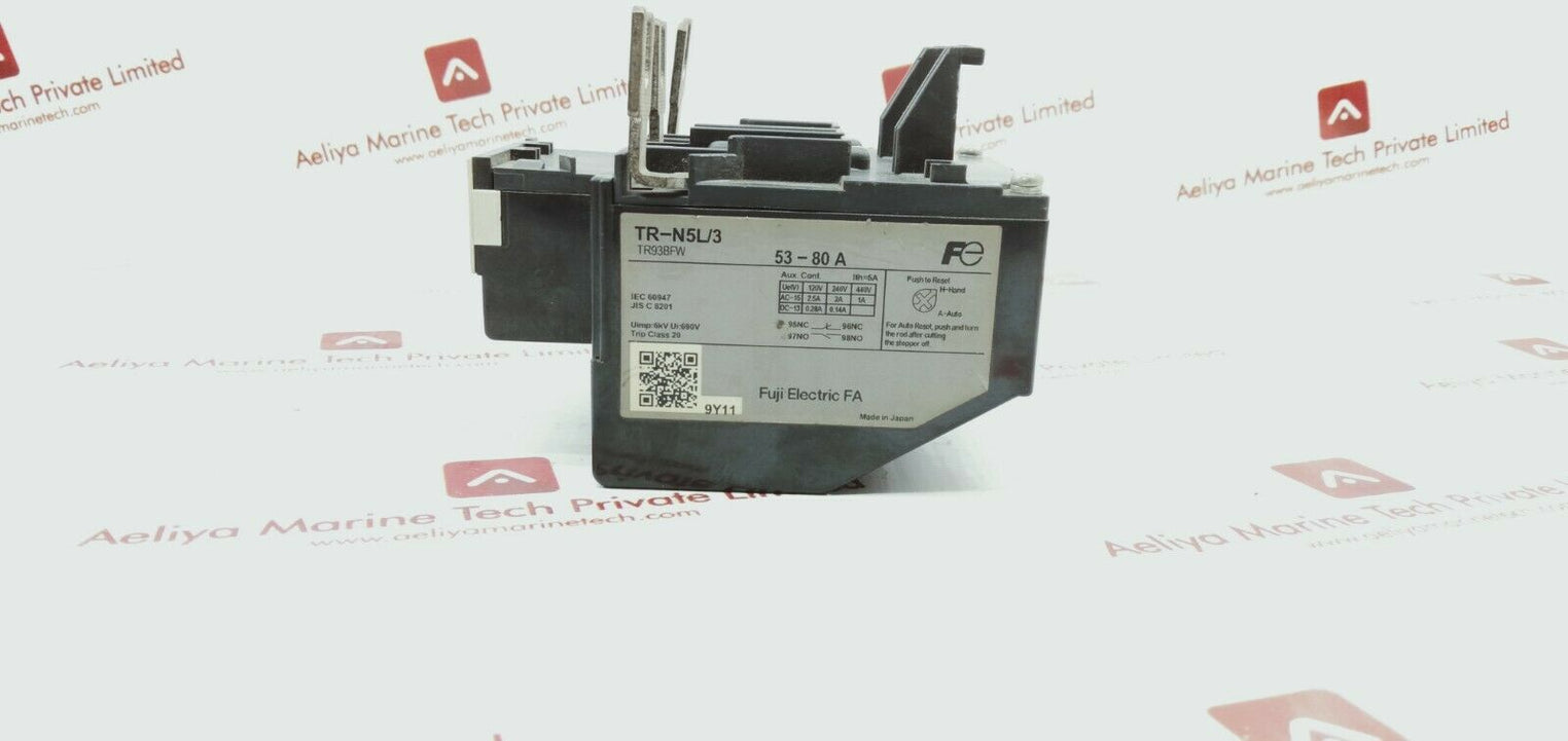 Fuji tr-n5l/3 thermal overload relay 53-80 A