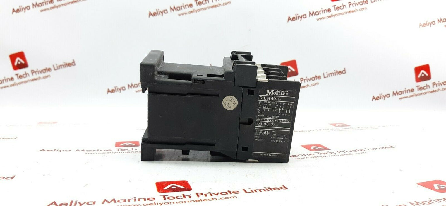 Klockner moeller dilr40-g contactor relay 24vdc